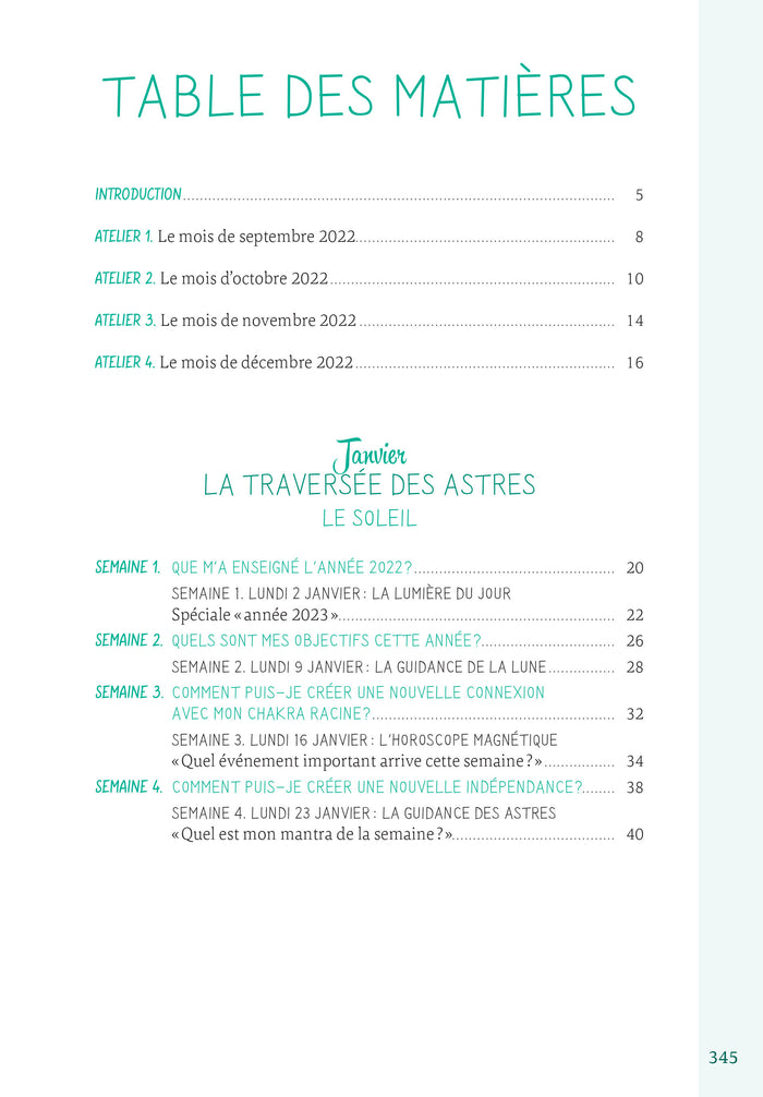 Agenda Astroguidances 2023