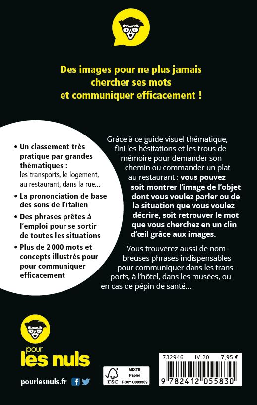 Guide de conversation visuel - L'italien pour les Nuls