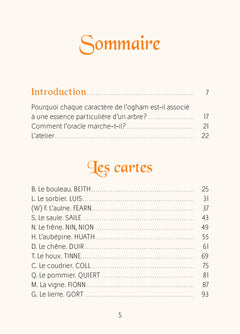 L'Ogham du bois sacré - Cartes Oracle