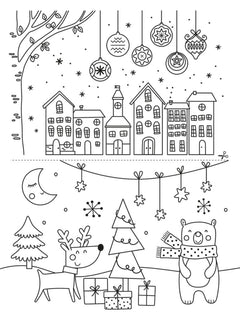 Dessiner sur les vitres Noël ne