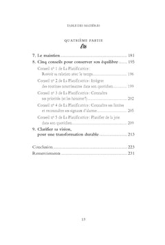 Avancer sans s'épuiser