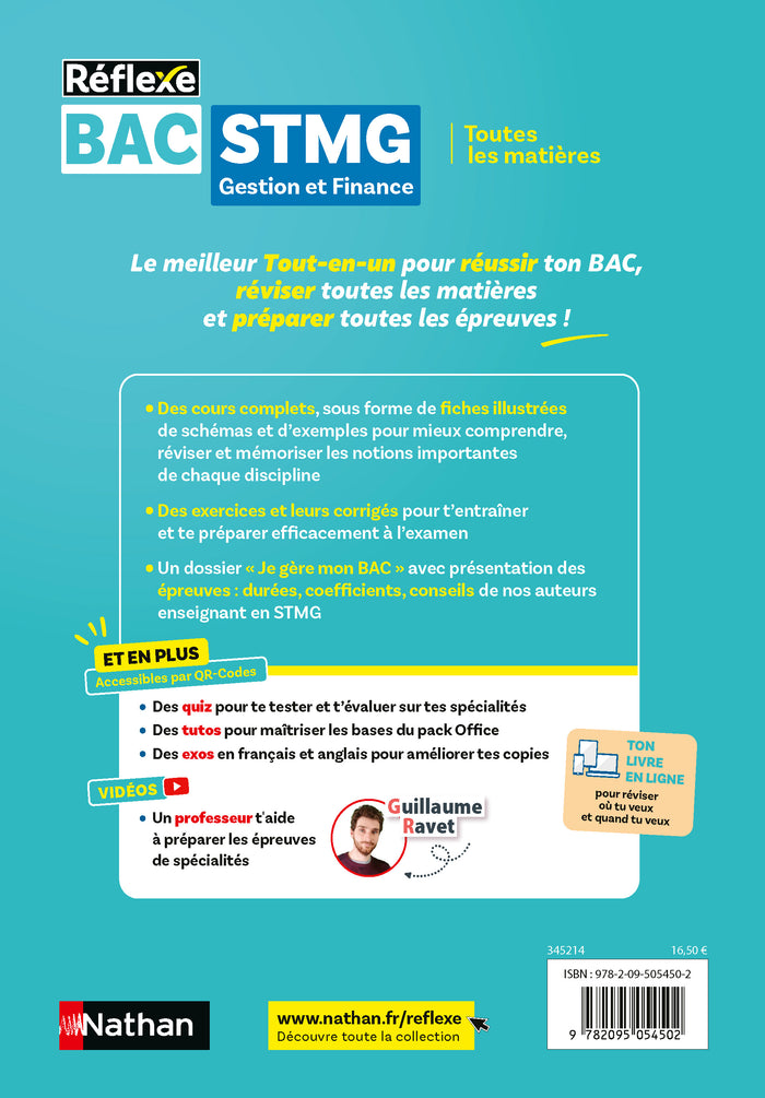Toutes les matières Bac STMG - Spécialité Gestion et Finance