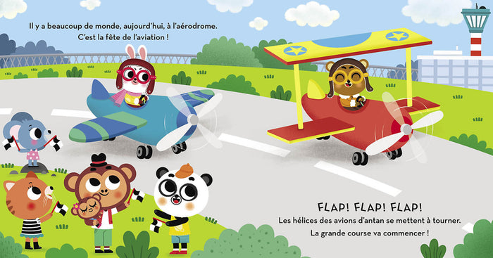 Mon coffret d'aviation - La folle course des avions