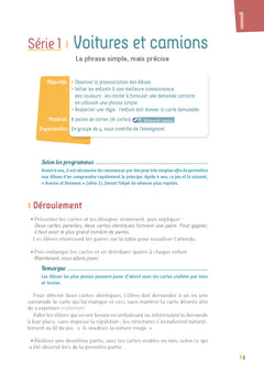 La grammaire avec des jeux de cartes Maternelle