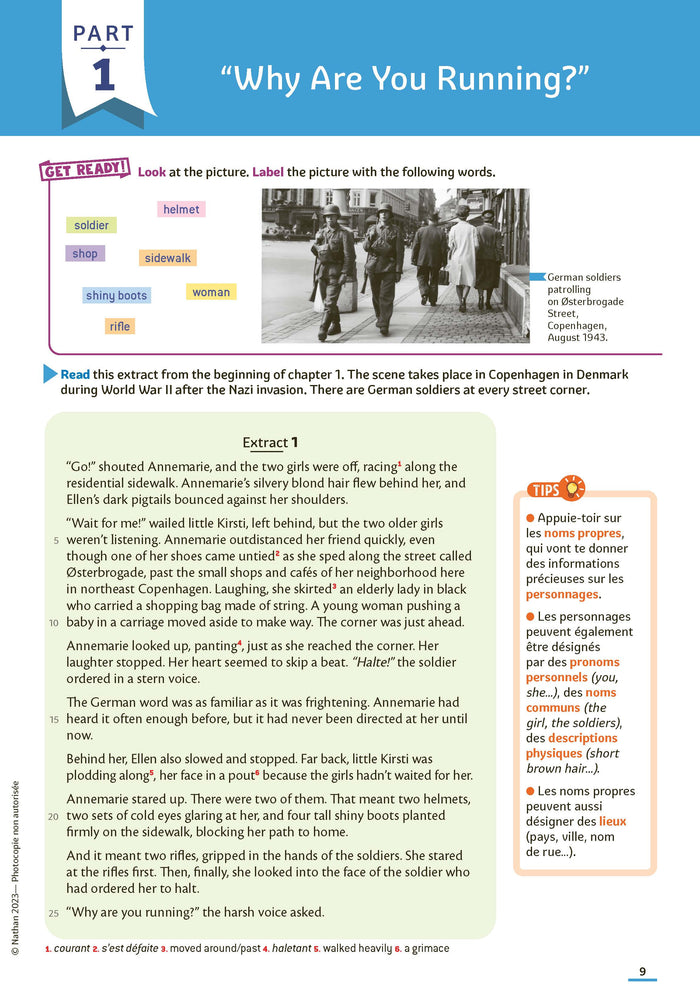 Reading guide - Number the stars