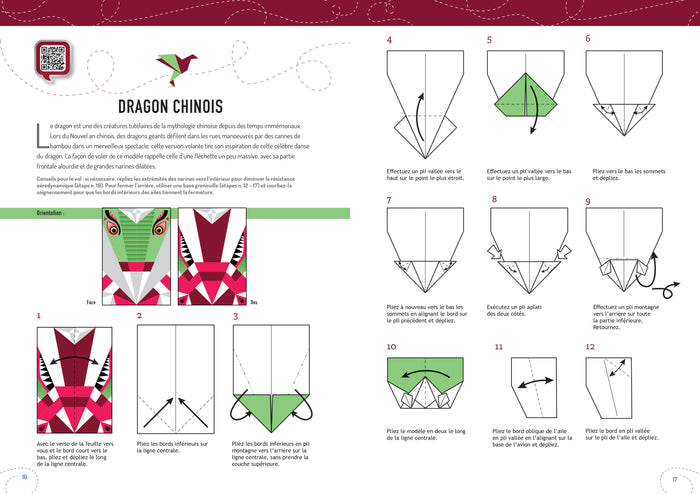 Dragons volants - Fantastiques avios en papier