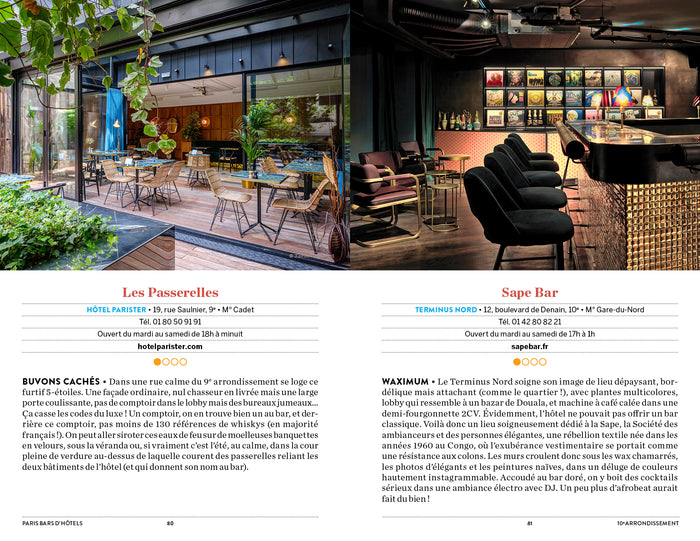 Paris Bars d'hôtels - Luxe, calme et club-sandwich