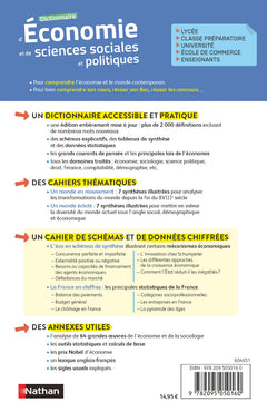 Dictionnaire d'économie et de sciences sociales et politiques - Edition 2026