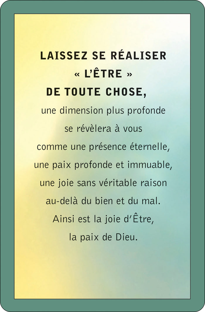 Le pouvoir du moment présent