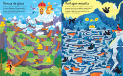 Les super-héros - Le grand livre des labyrinthes