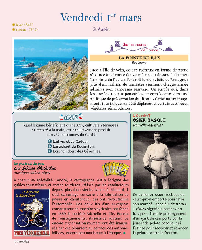 L'almanach des régions 2024