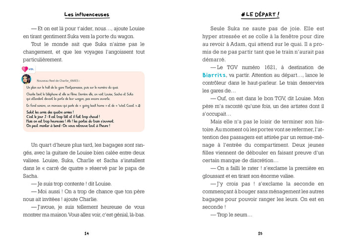 Les influenceuses - Tome 03 : 4MIES en vacances