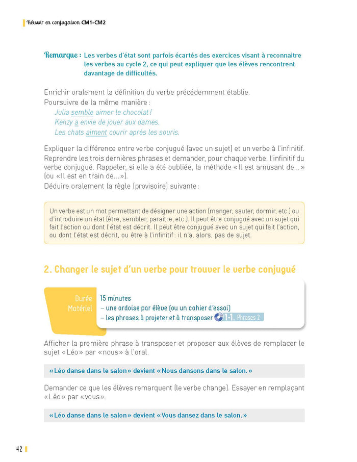 Réussir en conjugaison CM1-CM2
