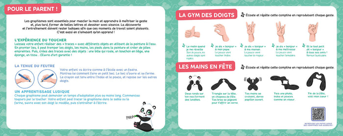 L'école des pandas - Mes premiers tracés