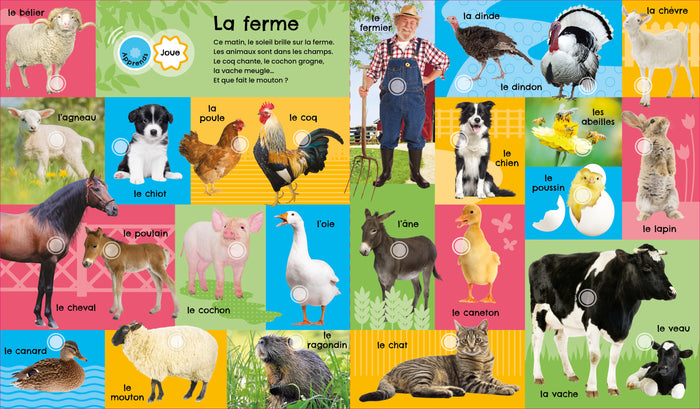 Mon livre sonore - 175 sons animaux