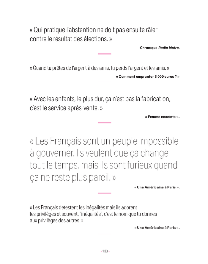 Déclarations d'humour