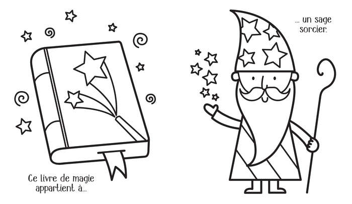 Mon grand livre de coloriage - Le monde féérique