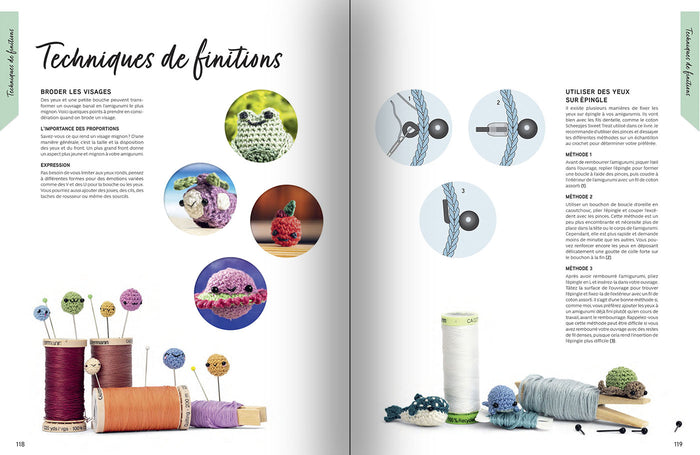 100 mini amigurumis - Apprenez à réaliser d'adorables peluches miniatures au crochet