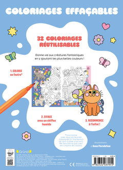 Coloriages effaçables - Monde magique