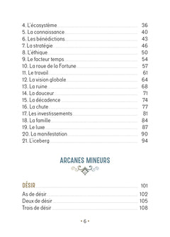 Le tarot de l'argent