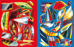 Construis tes super-voitures et monster trucks avec des autocollants