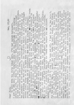 Lettre sur l'histoire de Joan Anderson