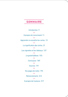 Le joli Petit Lenormand - Cartes divinatoires