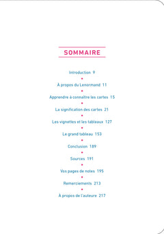 Le joli Petit Lenormand - Cartes divinatoires