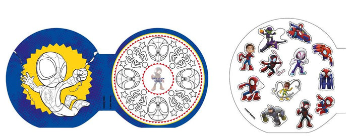 Marvel Spidey et ses amis extraordinaires - Mon premier mandala à colorier - Avec stickers !