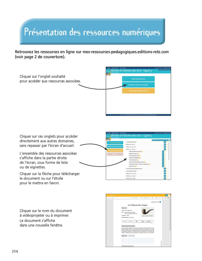 Dictées et histoire des arts - Cycle 3