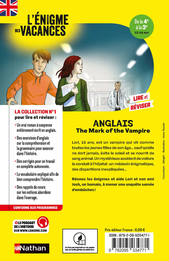 L'énigme des vacances de la 4ème à la 3ème - The Mark of the Vampire