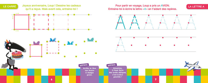 Ma petite section avec Loup - Livre-ardoise NED