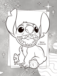 Disney Stitch - Mon plus beau coloriage (Stitch, Angel, Leroy) - Avec strass