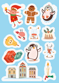 Noël - Stickers et activités