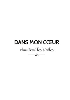 Dans mon coeur chantent les étoiles