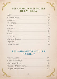 L'Oracle des Animaux de Lumière