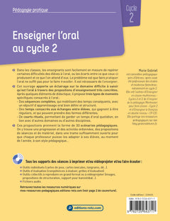 Enseigner l'oral au cycle 2 + Ressources numériques