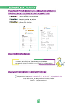 Réussir mon CRPE - Mon cahier d'entrainement Mathématiques Français - M1 M2