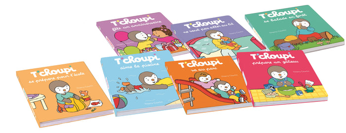 Ma petite bibliothèque - T'choupi une histoire par jour