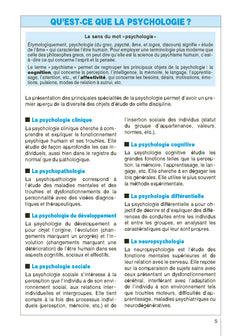 La Psychologie