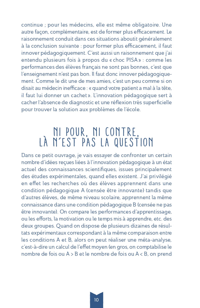 L'innovation pédagogique