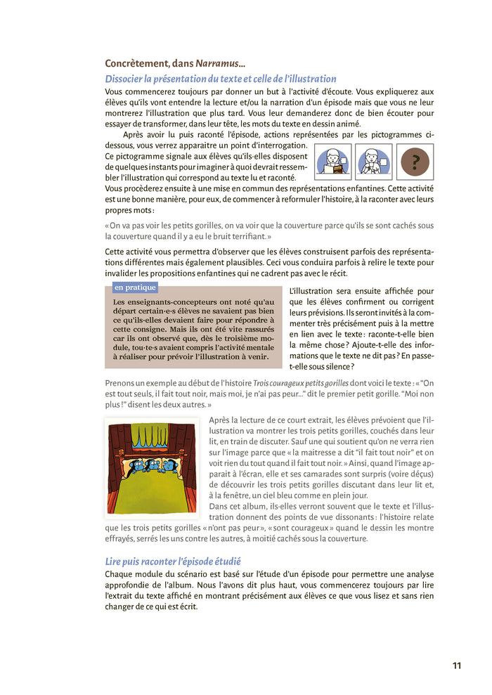 Narramus - Trois courageux petits gorilles