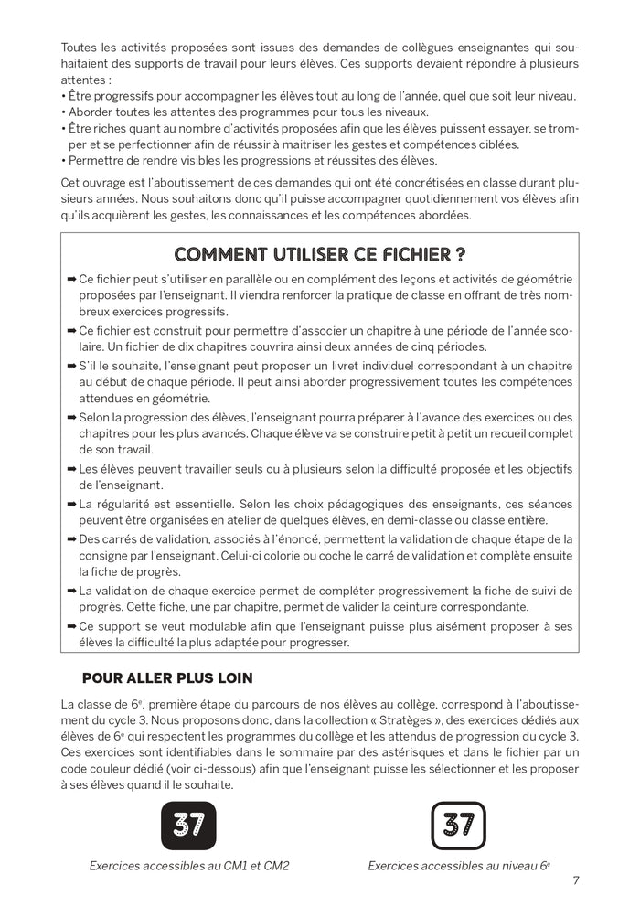 Activités de géométrie niveau 3 + ressources numériques