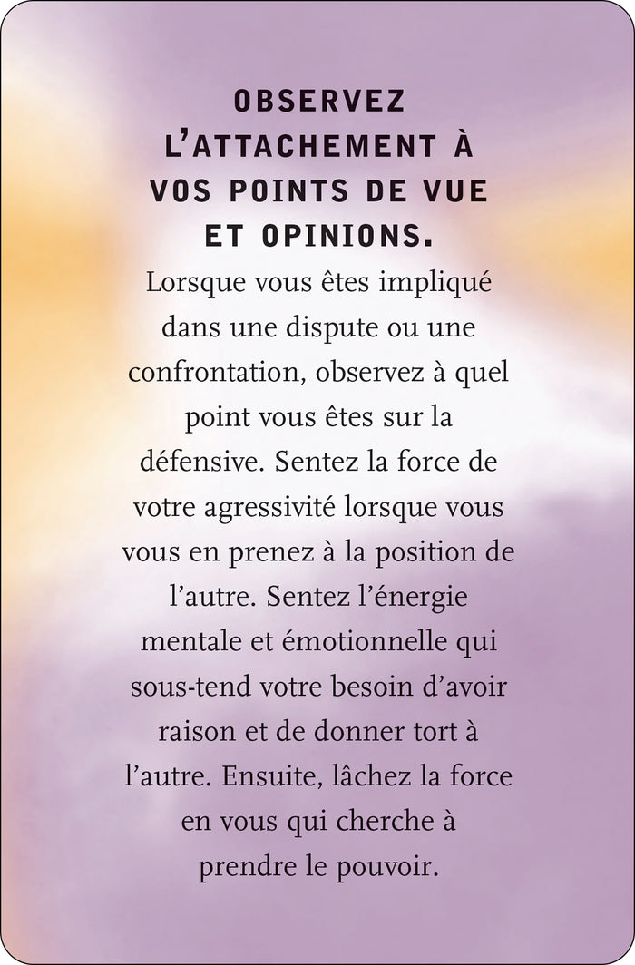 Le pouvoir du moment présent - 50 cartes d'inspiration