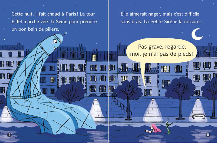 La tour Eiffel sous l'océan