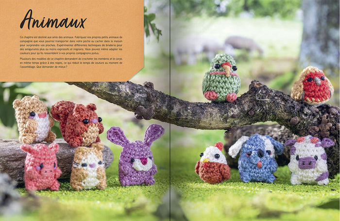 100 mini amigurumis - Apprenez à réaliser d'adorables peluches miniatures au crochet
