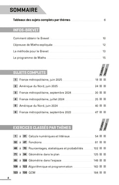 Annales Brevet Maths 2026
