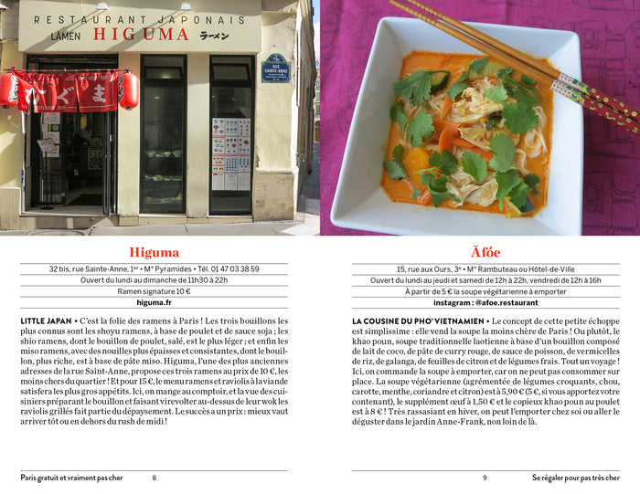 Paris gratuit et vraiment pas cher