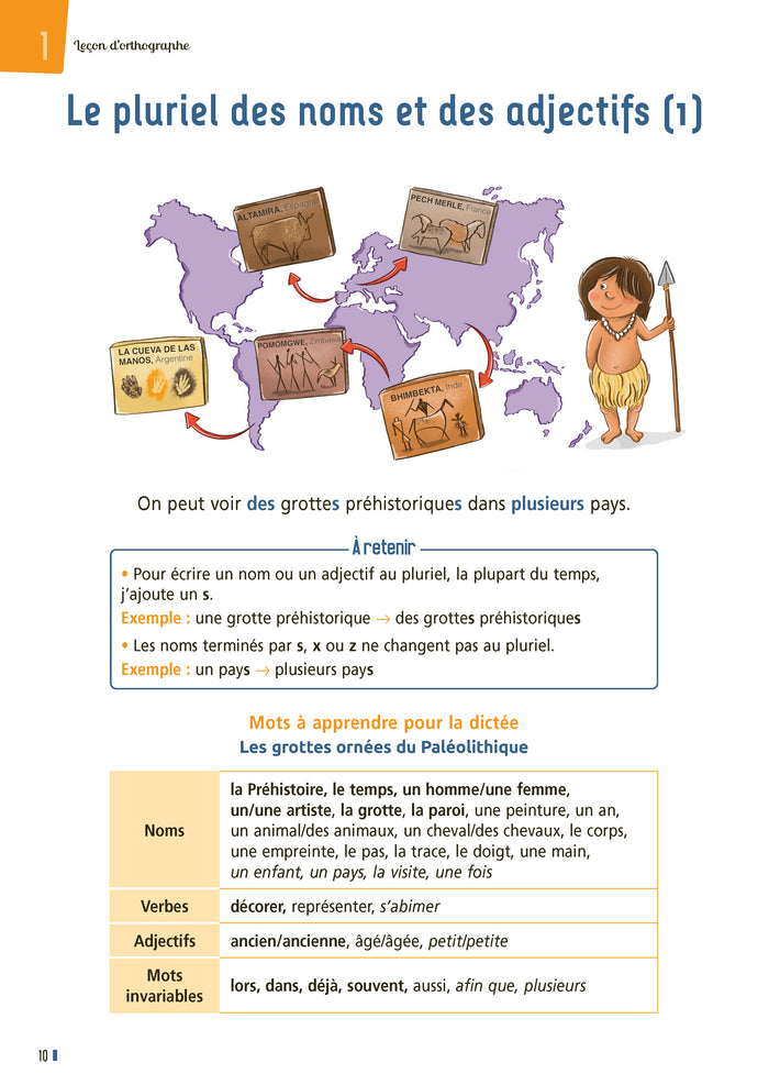 Dictées et histoire des arts CM - Voyage dans le temps - cahier de l'élève