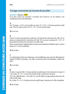 La bible du concours ACCES
